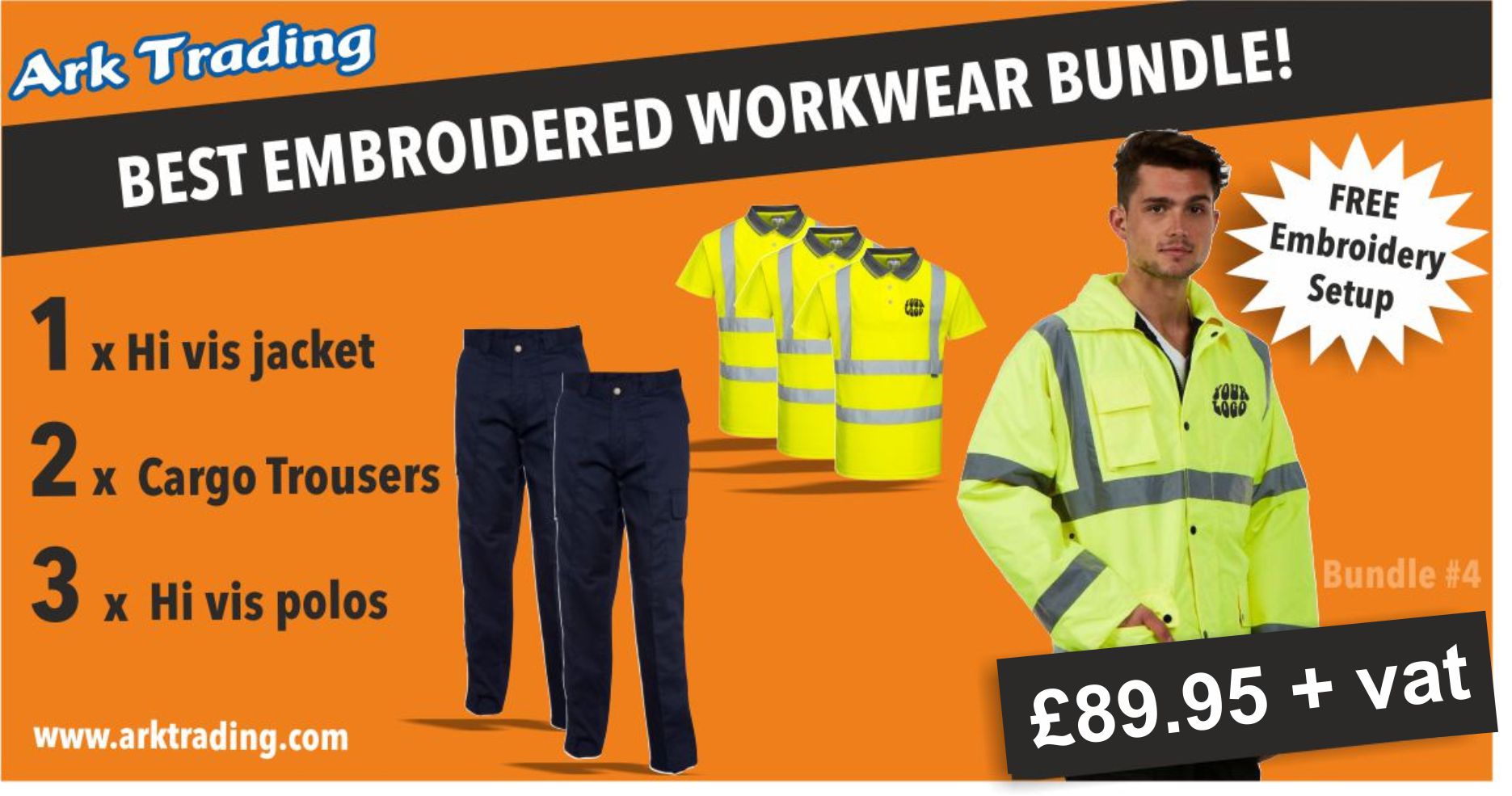 Best Embroidered Workwear Pack 4